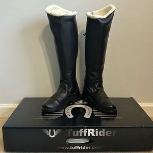 NWT TUFFRIDER LADIES /GIRLS TUNDRA FLEECE LINED TALL BOOTS, Ladies size 6